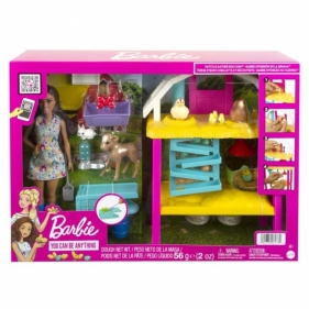 Lalka Barbie Farma radosnych kurek Zestaw HGY88 (HGY88)