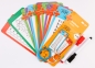 Karty edukacyjne – Dzielenie, 15 kart, 2 pisaki, Happy Color