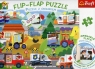 Flip-Flap Puzzle z okienkiem 36 Pojazdy