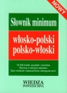 Słownik minimum włosko - polski polsko - włoski Jedlińska Anna, Kruszewska Alina