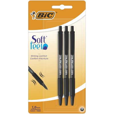 <img src='https://webimage.pl/pics/730/3/d070330133730.jpg' style='height:440px' /> Długopis Soft Feel BIC czarny blister 3szt