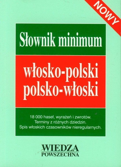 Słownik minimum włosko - polski polsko - włoski