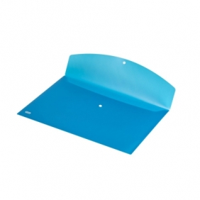 Teczka plastikowa na guzik Elba Urban A5 kolor: przejrzysty/niebieski (400104468)