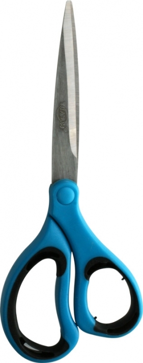 Nożyczki soft niebieskie 21 cm