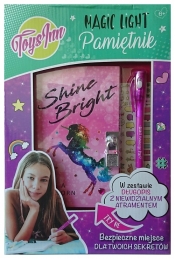 Pamiętnik Magic Light Unicorn