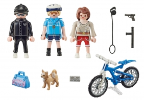 Playmobil City Action: Policyjny rower - Pościg za kieszonkowcem (70573)