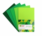 Arkusze piankowe A4 - 5 kolorów zielony