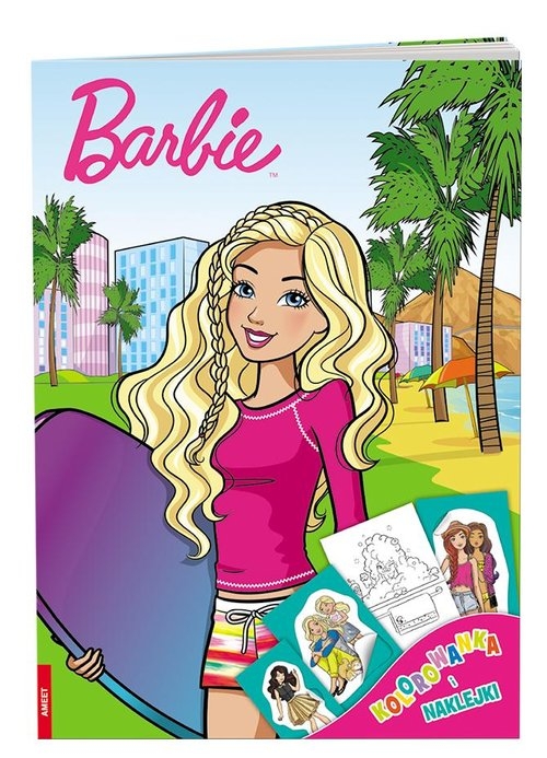 Barbie Kolorowanka i naklejki
