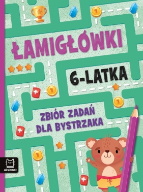 Łamigłówki 6-latka. Zbiór zadań dla bystrzaka - Beata Karlik, Bogusław Michalec