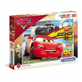 Puzzle SuperColor - Disney Cars - Auta, 60 el. (26973)
