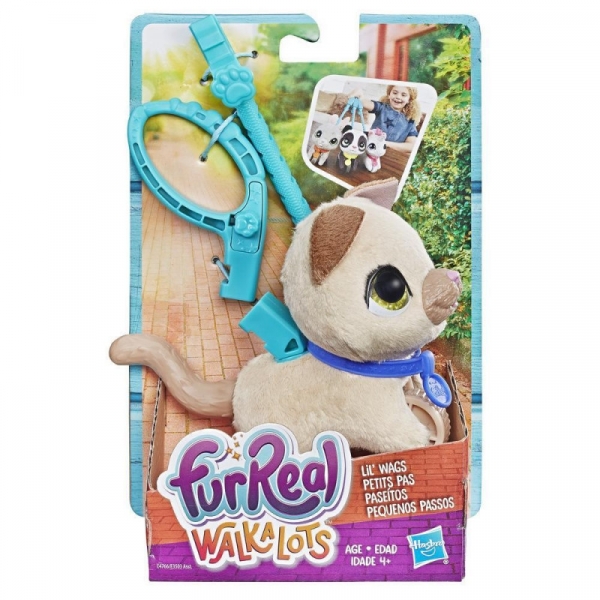 Maskotka furReal Friends Małe zwierzaki na smyczy, Kot A (E3503/E4766)