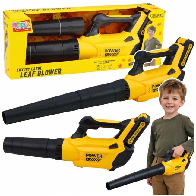 Zabawkowa duchawa do liśći żółta z dziękiem