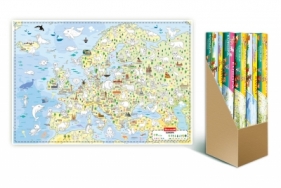 Mapa do kolorowania - Europa - DAN-MARK