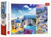 Trefl, Puzzle 3000: Greckie wakacje (33073)