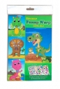Askato, Karty z naklejkami - dinozaury (122731)