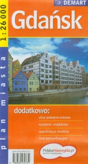 Gdańsk plan miasta 1:26 000