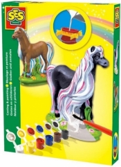 Bajkowy koń odlew gipsowy 3D