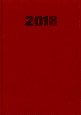 Kalendarz Manager A4 tygodniowy bordowy 2018