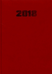Kalendarz Manager A4 tygodniowy bordowy 2018