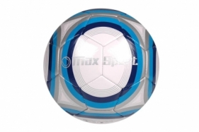 Piłka nożna Max Sport niebiesko-srebrna