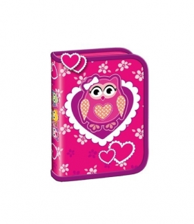 Piórnik dwuklapkowy Owl