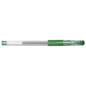 Długopis żelowy Donau przeźroczysty zielony 0,5mm(734200106)