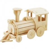 Puzzle drewniane 3D lokomotywa DZ08