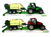 Traktor z maszyną