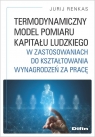  Share Termodynamiczny model pomiaru kapitału ludzkiego w zastosowaniach do