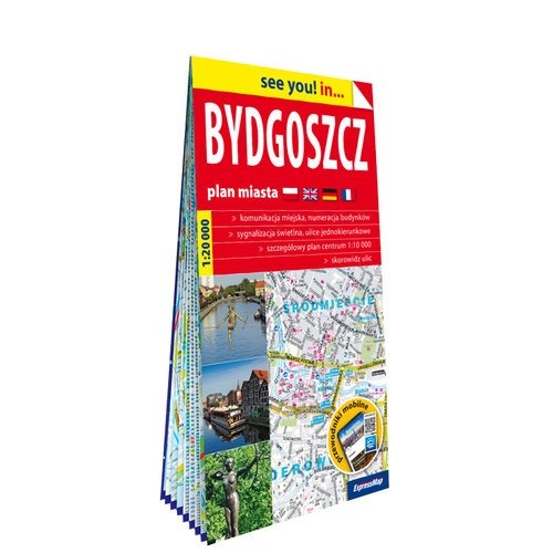 Bydgoszcz papierowy plan miasta 1:20 000