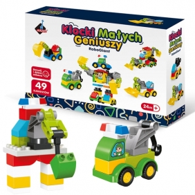 Klocki małych geniuszy - RoboGiant, 49 el.