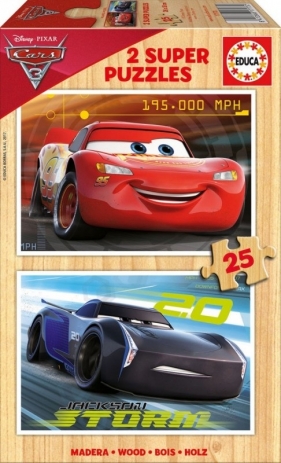 Puzzle 2x25 elementów Cars 3 (17173)