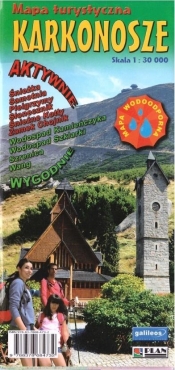 Mapa turystyczna, wodoodporna - Karkonosze 1:30 000 - Opracowanie zbiorowe