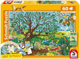 Puzzle PQ 60 Zwierzęta w ogrodzie