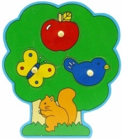 Puzzle drewniane Drzewo