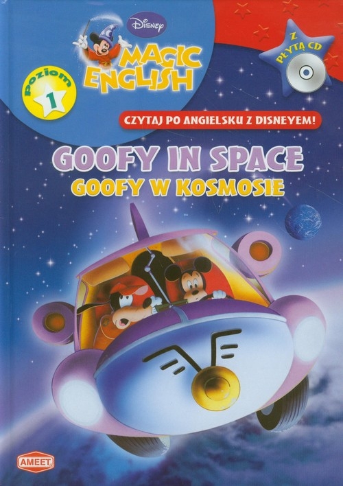 Magic English Czytaj po angielsku z Disneyem Gooofy in space z płytą CD