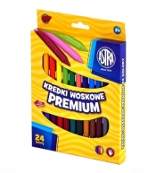 Kredki woskowe Premium Astra 24 kolory (316111003)