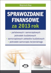 Sprawozdanie finansowe za 2013 rok ? państwowych i samorządowych jednostek budżetowych ? samorządowy