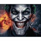 Malowanie po numerach - Zły Joker 40x50cm
