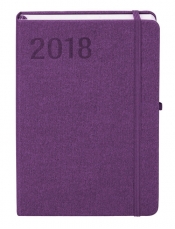 Kalendarz 2018 Popart A6 Tdw Fioletowy