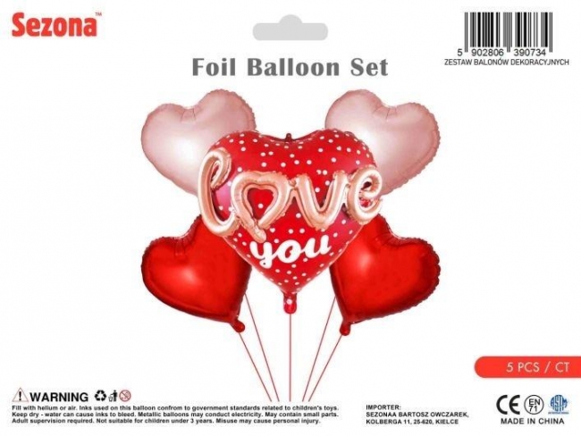 Balkony Walentynkowe serca