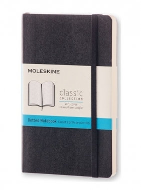 Notes Moleskine Classic P w kropki czarny