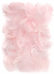 Piórka 5-12 cm, 10 g pink (różówe) (CEPI-018)