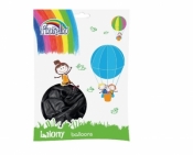 Balony Metal 12" czarny (100szt) FIORELLO