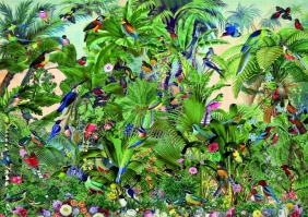 Bluebird Puzzle 1500: Ptaki (70473)