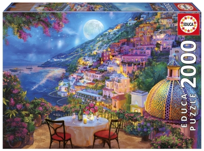 <img src='https://webimage.pl/pics/734/5/d8412668205734.jpg' style='height:440px' /> Puzzle Randka w Positano / Włochy 2000 el 114111