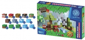 Zestaw klocków magnetycznych AstraFun Pixel One Dżungla - 96 szt.