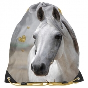 Worek na buty Paso Horse złote serduszka