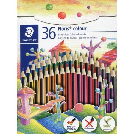 Kredki ołówkowe Noris Colour, 36 kolorów