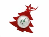 Zawieszka filcowa czerwona MIX